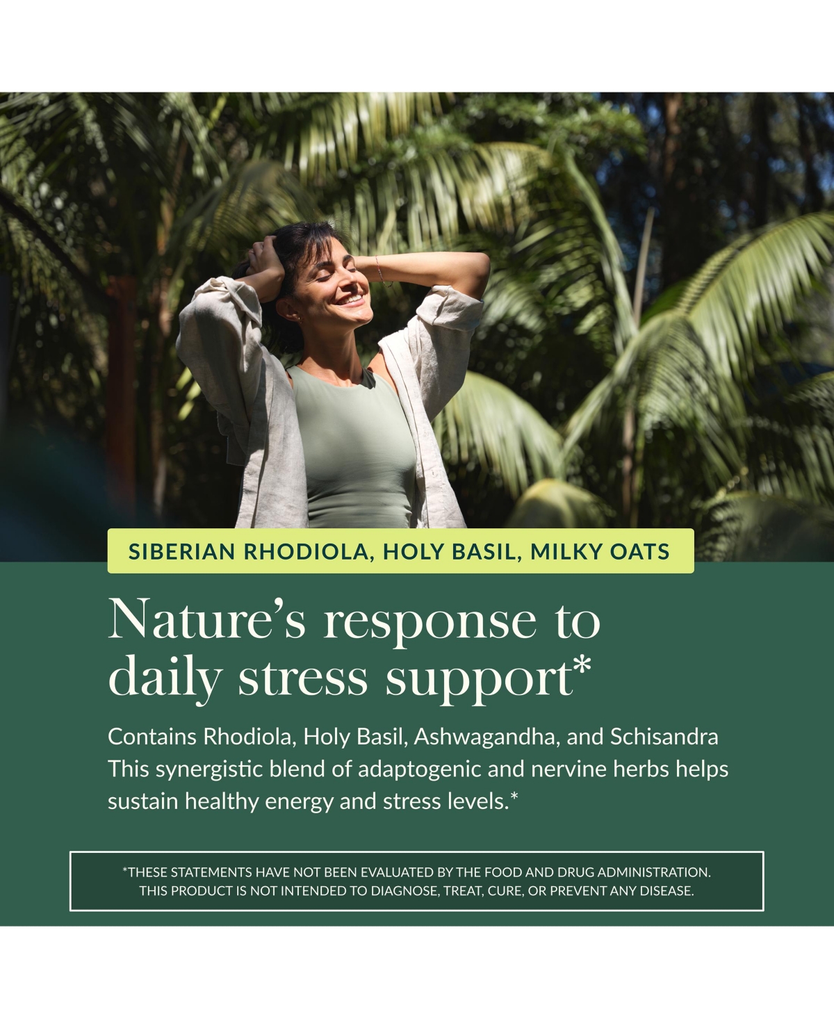 Gaia Herbs Adrenal Health Daily Support - With Ashwagandha