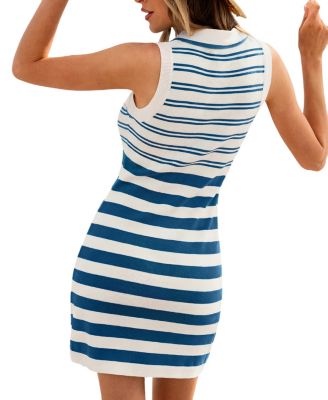 Women's Beach Mood Striped Mini Dress