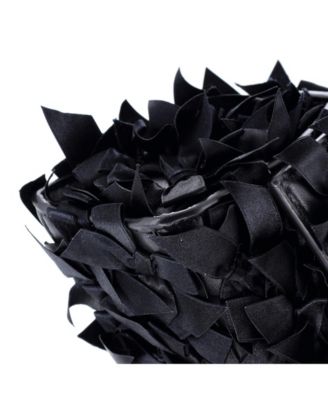 XS Hourglass Top Handle Bag Satin Ribbon Embellished