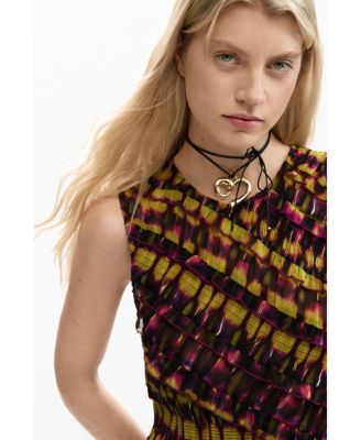 Women's Printed sleeveless blouse