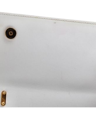 Small DG Girls Flap Bag Embellished Leather