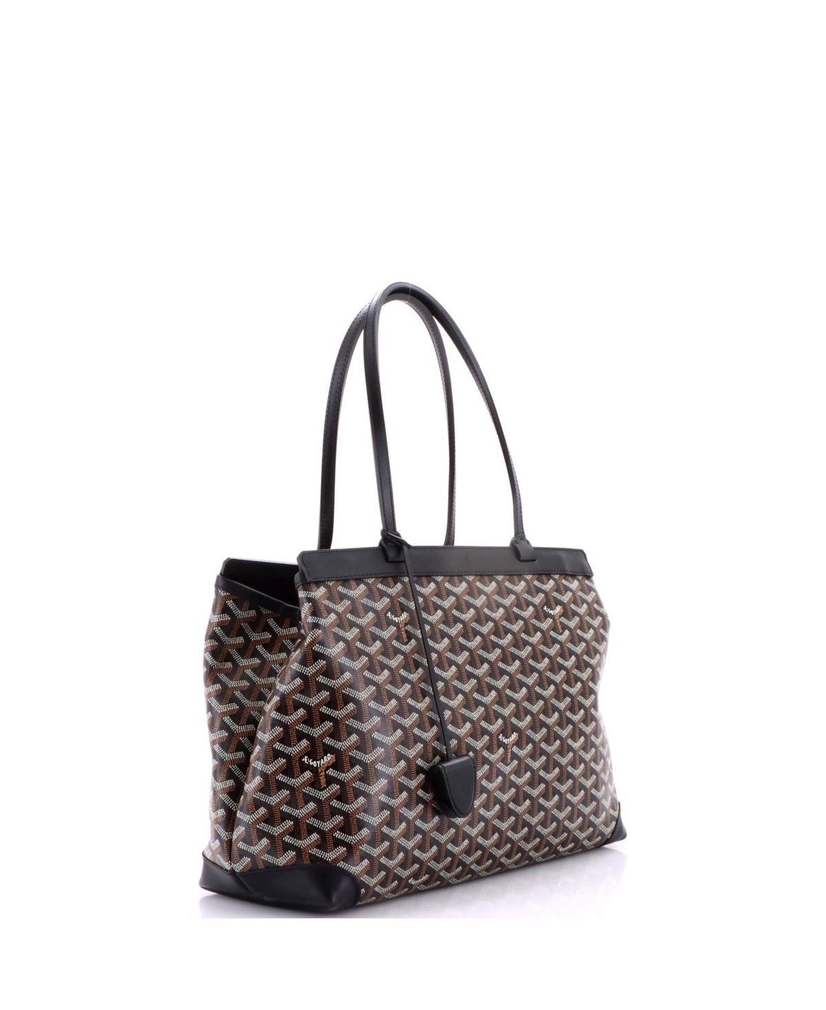 Pre-Owned Goyard Pm Bellechasse Bag Coated Canvas