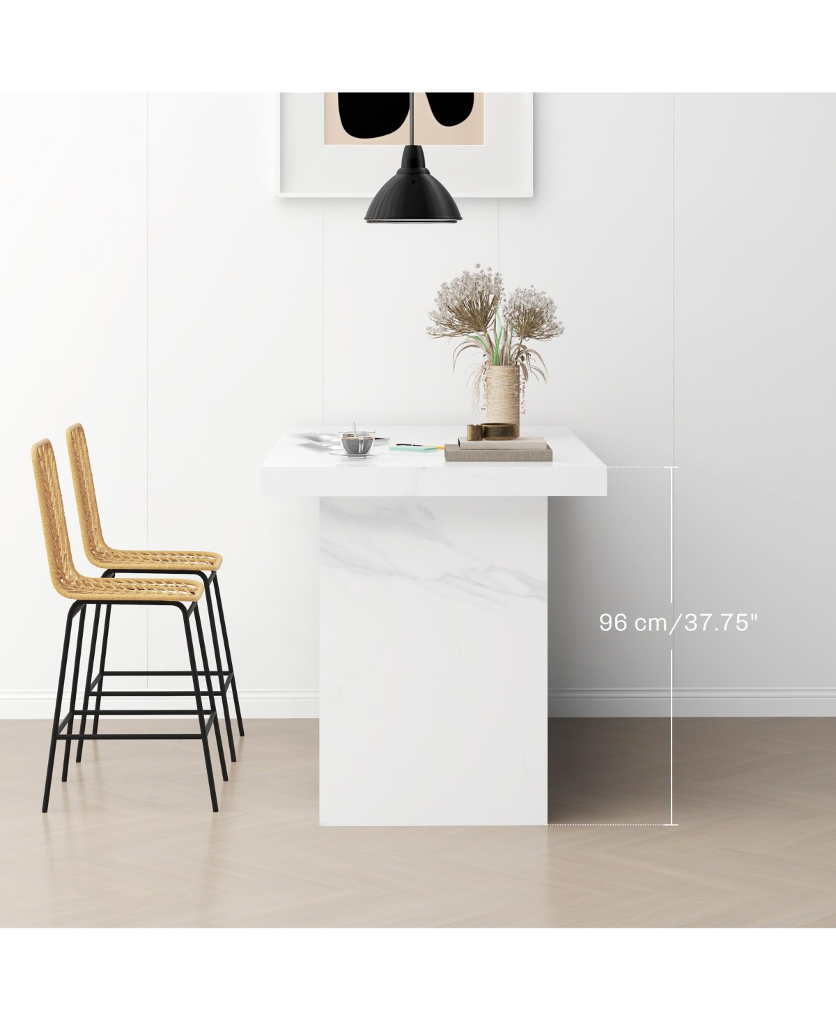 Homcom Modern Rat Bar Stools Set of for Kitchen Seating