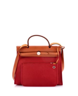 31 Herbag Zip Leather and Toile