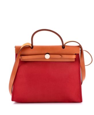 31 Herbag Zip Leather and Toile