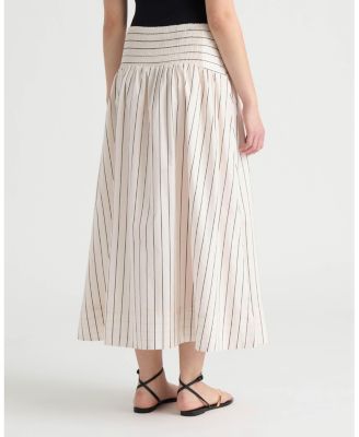 NVLT Women's Maxi Skirt With Yoke