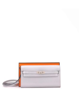 Kelly To Go Wallet Metallic Chevre Chamkilight