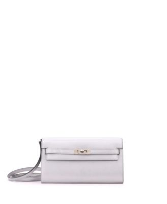 Kelly To Go Wallet Metallic Chevre Chamkilight