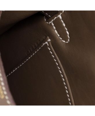 Kelly 20 Handbag Grey Epsom with Gold Hardware