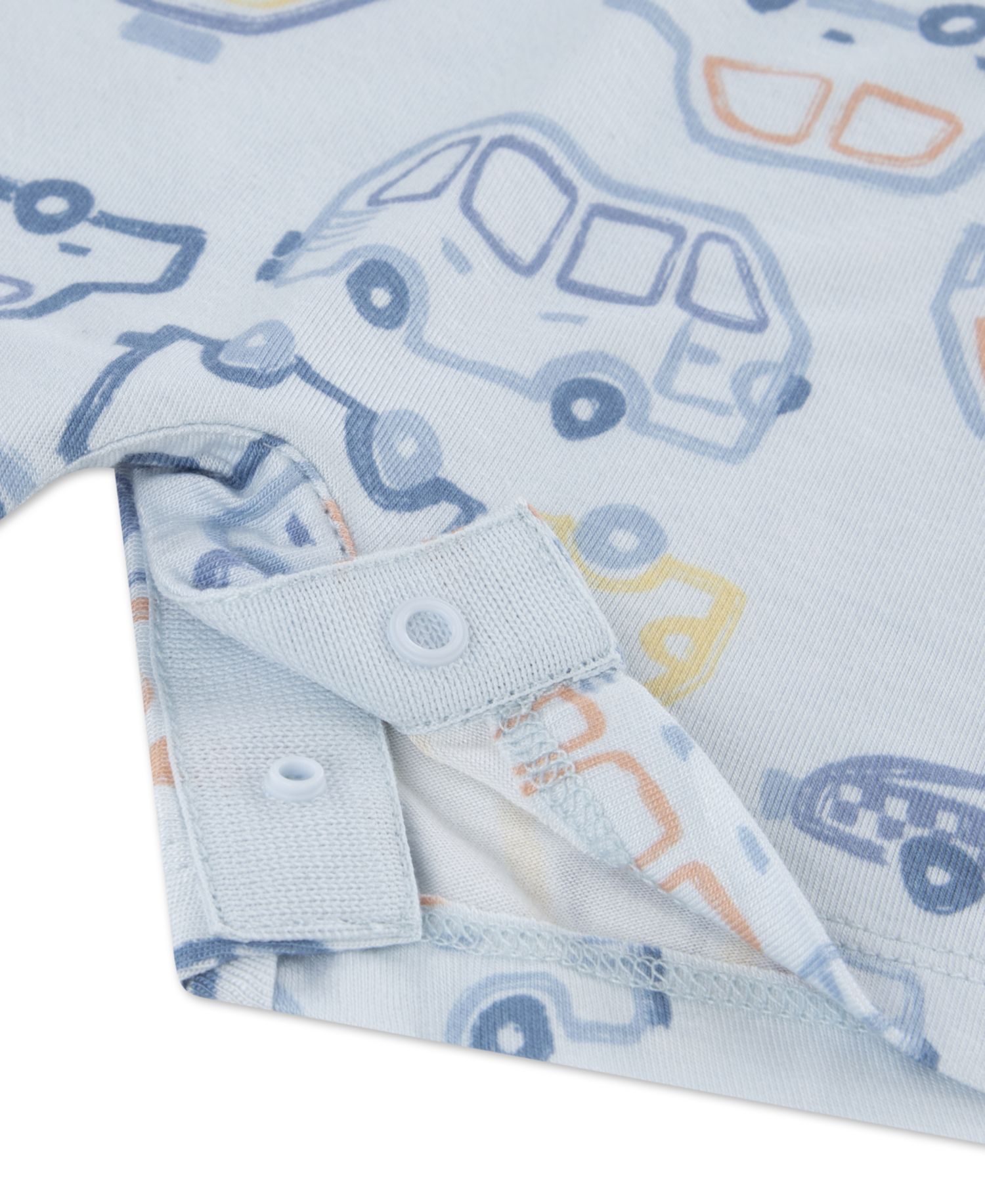 Baby Boys' Henley Neck Romper, 2-Pack