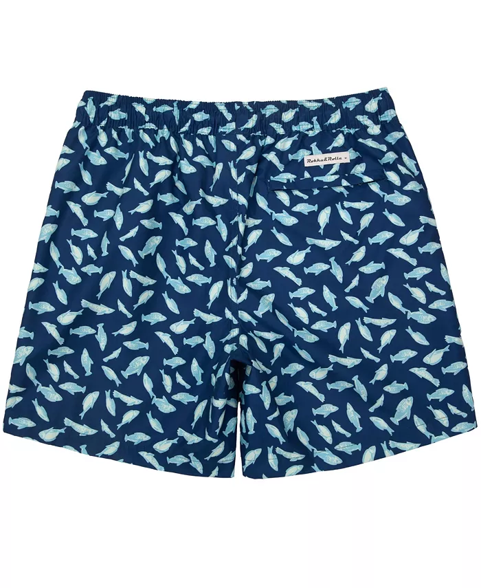 Men's Compression Liner Swim Trunks with Back Zipper Pocket - thumbnail 7