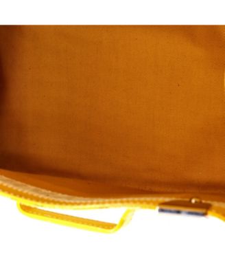 MM Saigon Top Handle Bag Coated Canvas with Leather