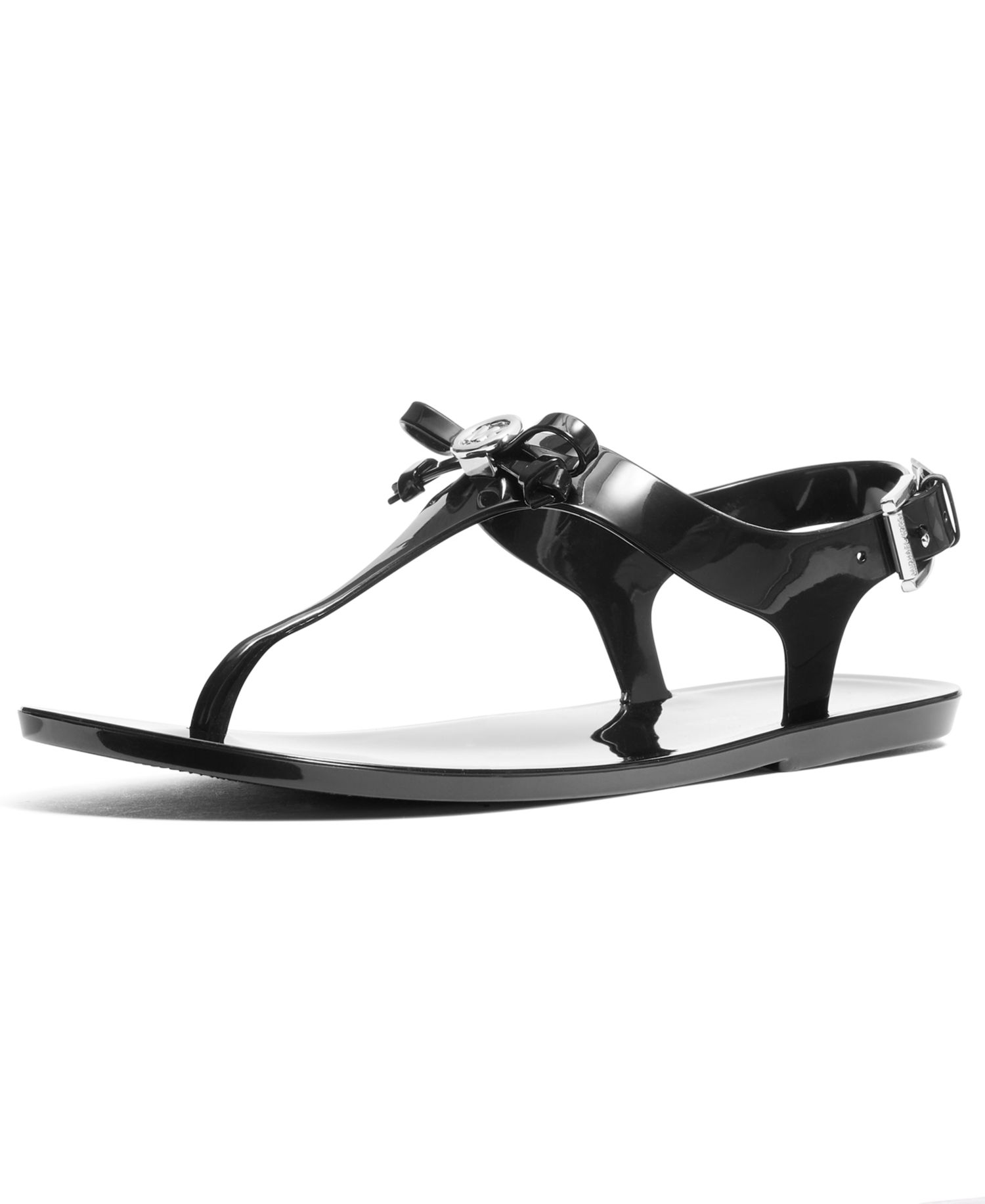 Women's Eva Buckle Thong Jelly Flat Sandals