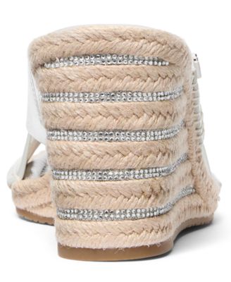 MICHAEL Women's Kenzie Slip-On Wedge Sandals