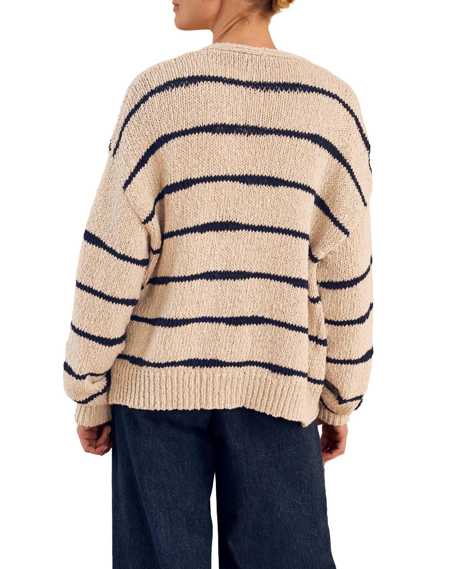 Women's Long Sleeve Drop Stitch Cardigan