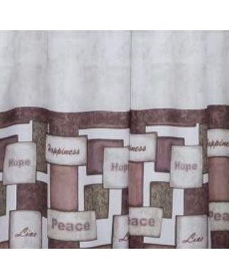 Inspiration 5 Piece Cafe Cottage Kitchen Curtain Tier And Swag Valance Set - 24 in. Long
