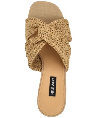Women's Nejia Woven Slip-On Wedge Sandals