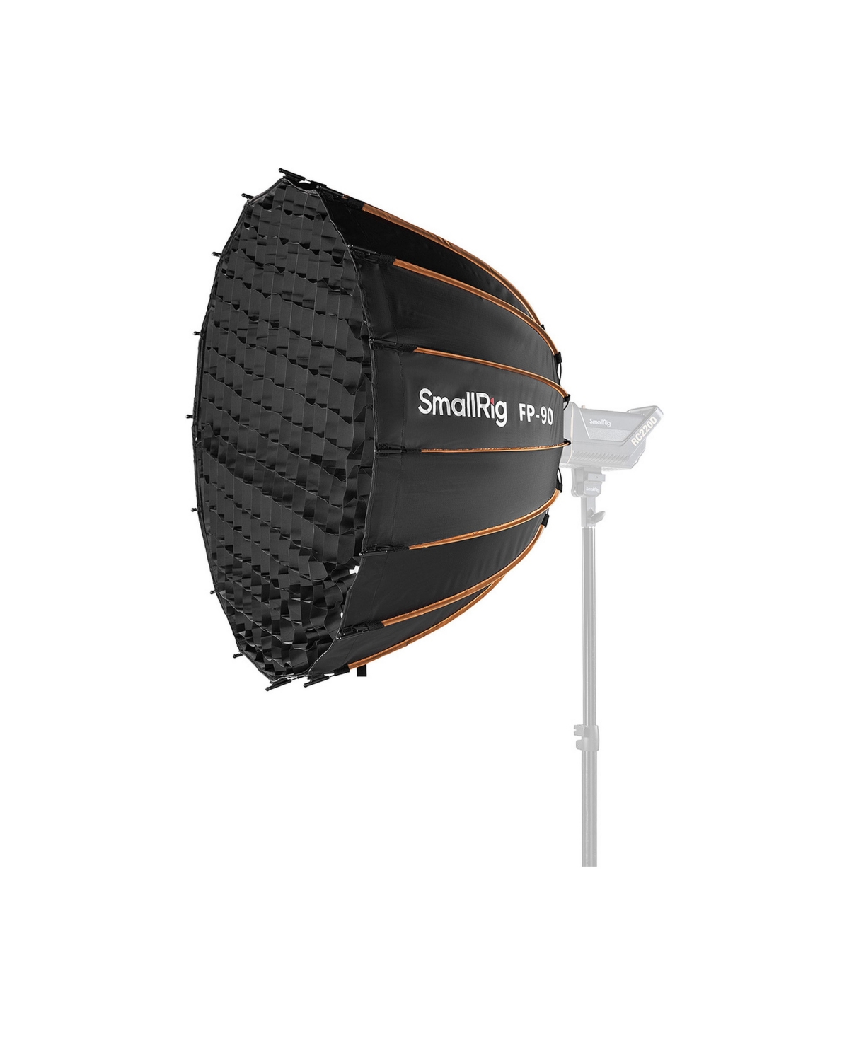 SmallRig Fp-90 35.4x23.6" Quick-Setup Folding Parabolic Softbox with Bowens Mount - Interior: silverouter: black