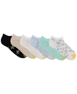 Women's Casual Low Tide Liner Socks, 6-Pack