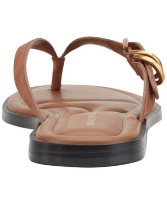 Women's Retry Buckle Strap Flat Slip-On Sandals