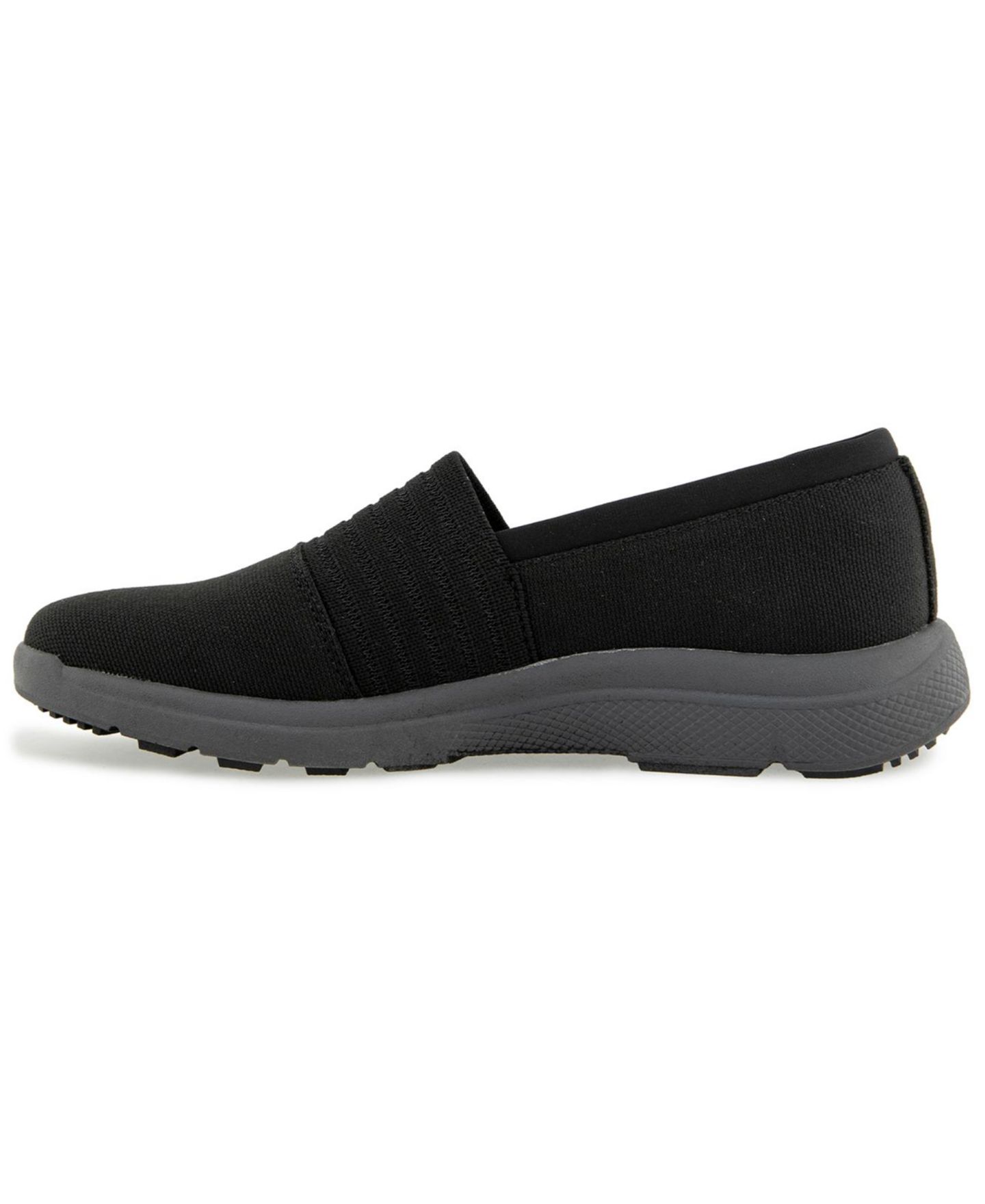 Женские балетки JBU Taya Casual Slip-On Flats, цвет: Чёрный — фото 7