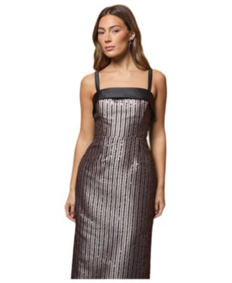 Women's Muse Beaded Sequin Midi Dress