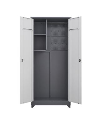 Outdoor Waterproof Storage Cabinet with Shelves