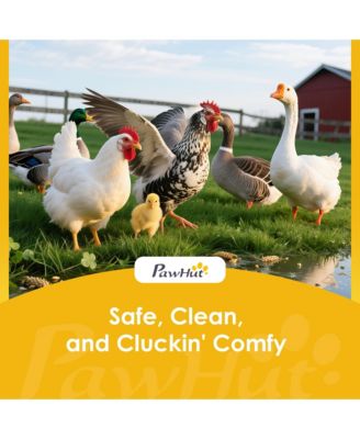 arge Chicken Coop, Wooden Chicken House with 2 Nesting Boxes