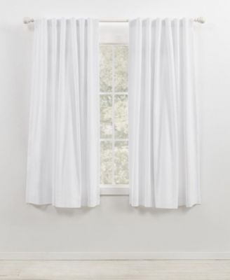 Velvety Room Darkening, Back Tab and Rod Pocket Single Curtain Panel