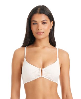 Women's Refresh Ribbed Tie-Back Bikini Top