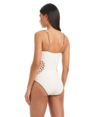 Women's Beachy-Keen V-Neck One-Piece Swimsuit