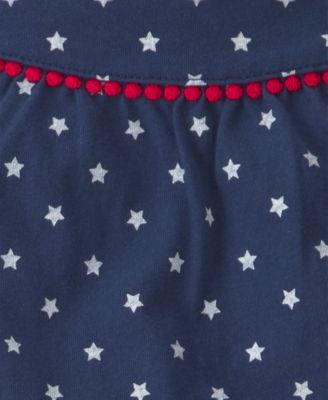 Girls' 2T-5T Star Tank Top and Shorts, 2-Piece Set