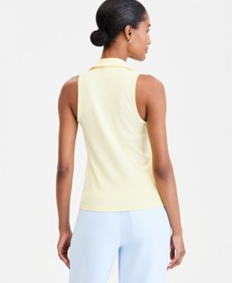 Women's Racerback Polo Tank Top