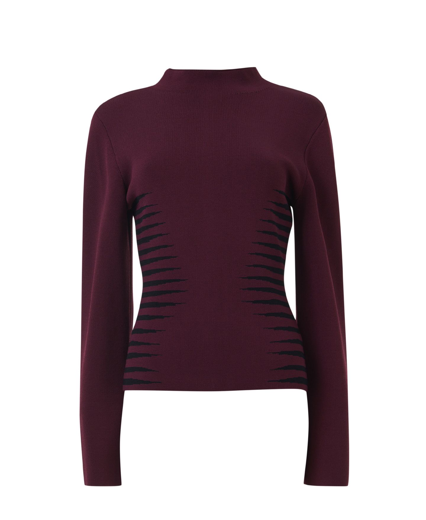 Женский топ Leem Jacquard Knit Fitted, цвет: Красный — фото 5