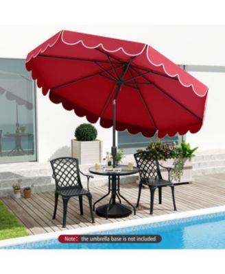 Patio Umbrella Outdoor Market Umbrella with Crank Tilt Adjustment