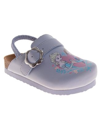Little Girls Frozen Anna and Elsa Clogs Slip On, Cork Clogs, and Mule Sandals (Toddler 6-10/ 11-12)
