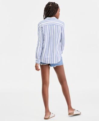 Women's 501 Button Fly High-Rise Denim Shorts