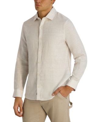 Men's Long-Sleeve Regular-Fit Woven Shirt