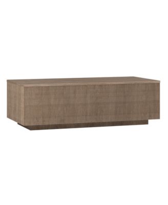 Reyes 48" Wide Rectangular Fluted Coffee Table