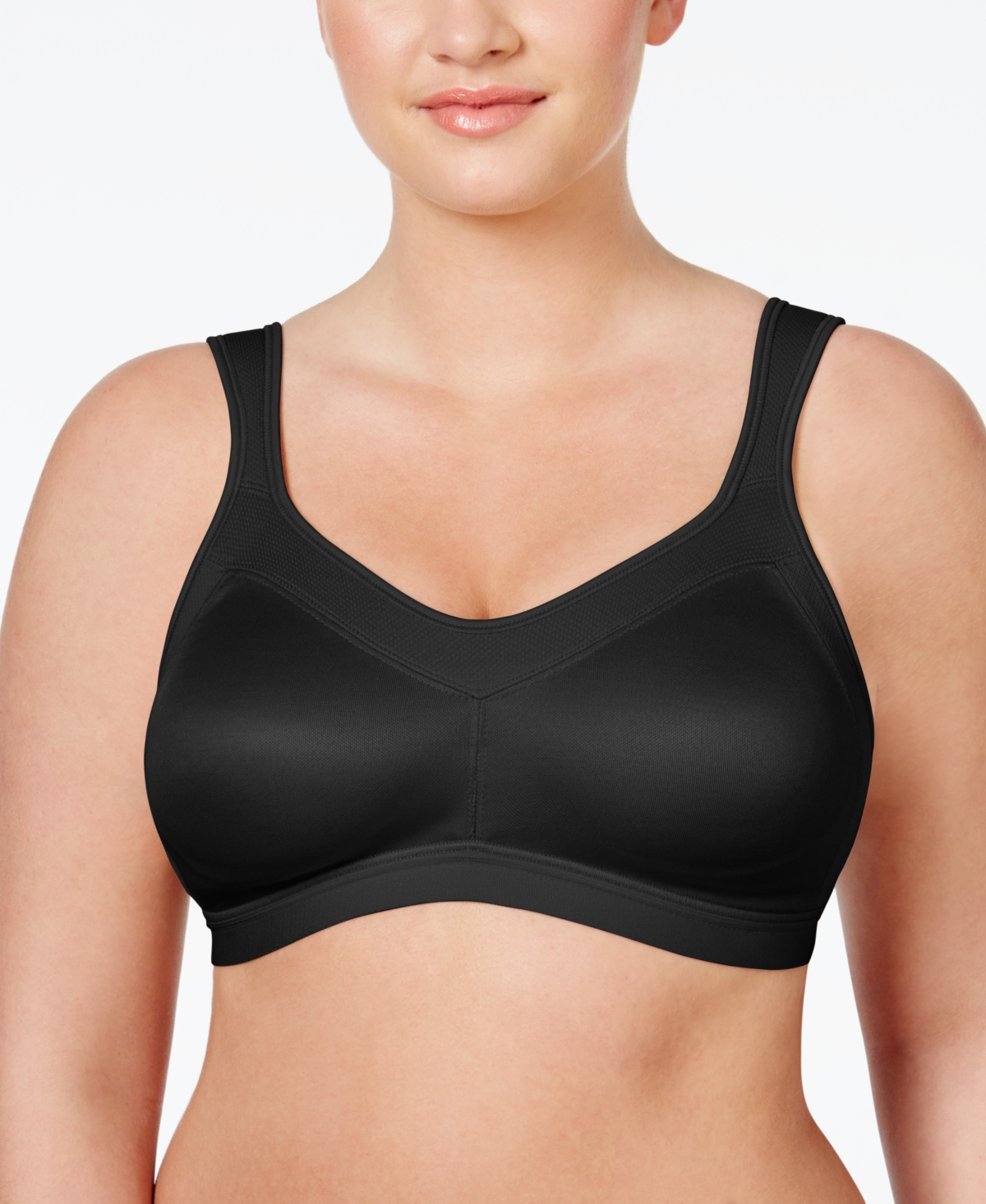 18 Hour Active Lifestyle Low Impact Wireless Bra 4159, Online only - Black