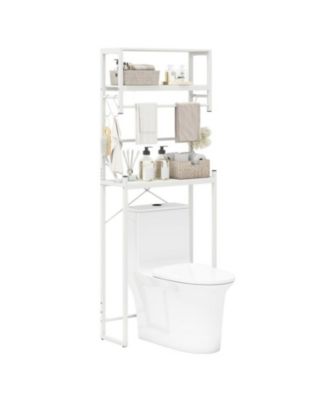 3-Tier Over the Toilet Storage Rack with Towel Holder