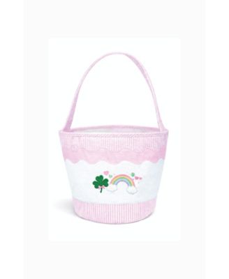 Girls Rainbow Shamrock Gift Tote