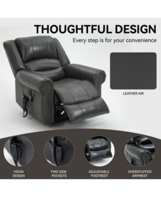  Dual Motor Power Lift Recliner Chair with Heat Massage
