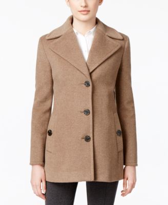 calvin klein women's wool peacoat