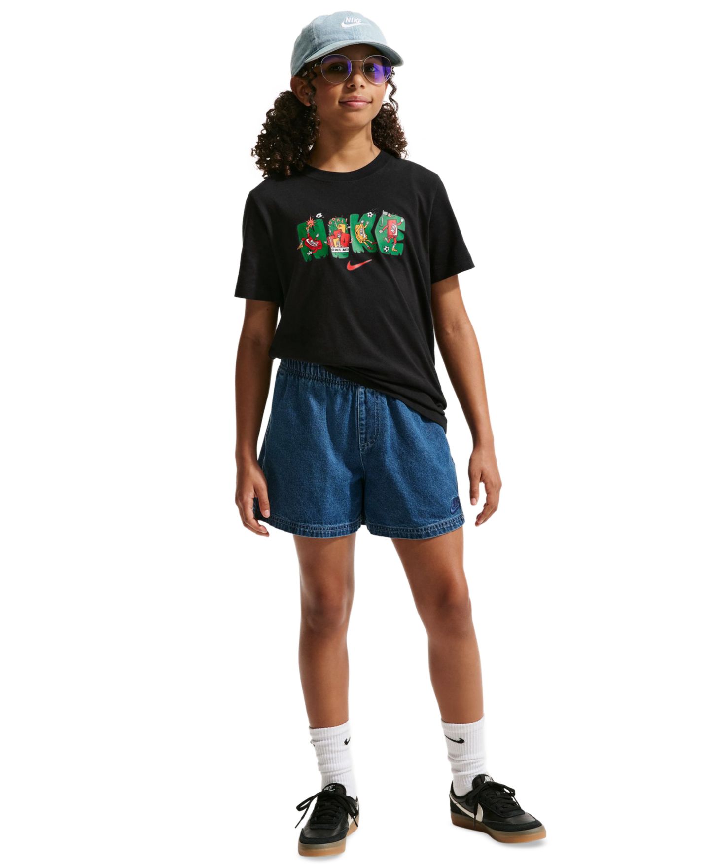 Детская футболка Nike Short-Sleeve T-Shirt, цвет: Чёрный — фото 1