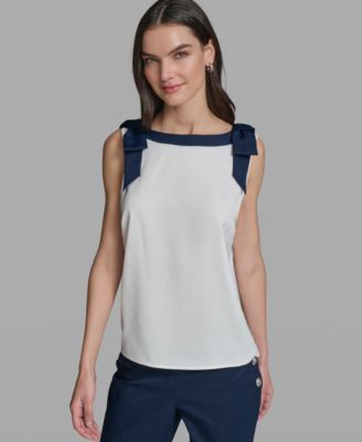 Petite Boat Neck Top