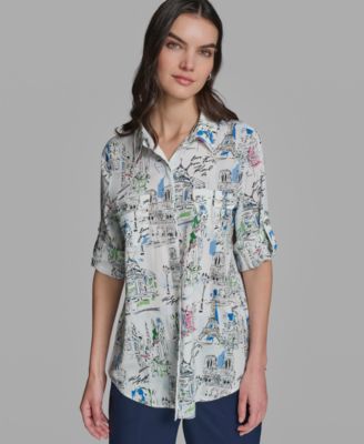 Petite Long-Sleeve Shirt