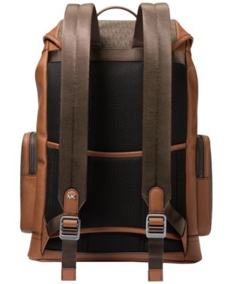 Men's Triple Pocket Adjustable Straps Backpack