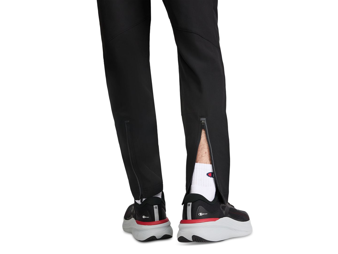 Мужские брюки Champion Slim-Fit Woven Sport Pants, цвет: Чёрный — фото 3