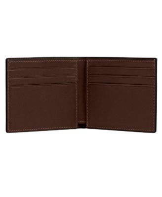 Men's Slim Billfold Natural Full-Grain Leather Wallet